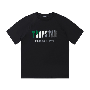 Black Trapstar Chenille Decoded T-shirt