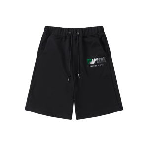 Black Trapstar Chenille Decoded Shorts